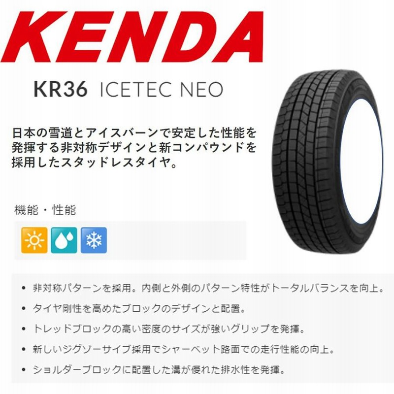 スタッドレス ジムニー JB23 JB64 JA12 JA11 タイヤホイール KENDA