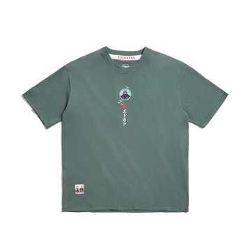 江戶勝｜男裝｜人孔蓋印花短袖T恤