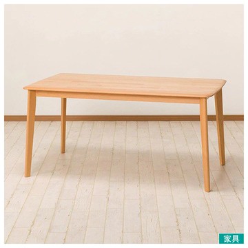 ◎實木餐桌 N COLLECTION T-01 150 NA 櫸木 NITORI宜得利家居