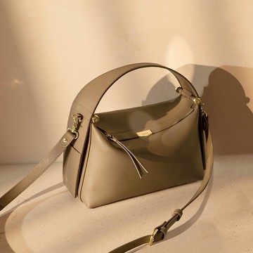 Bridge票卡感應手提斜背/摩卡