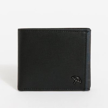 Arnold Palmer - 短夾附零錢袋  Shadow check系列 - 黑色