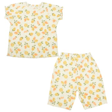 akachan honpo - 幫助睡眠短袖家居服-水果-象牙白色