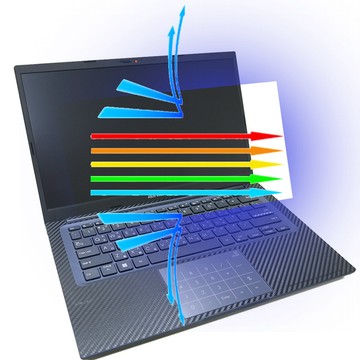 EZstick ASUS X1402 X1402ZA 特殊規格 防藍光螢幕貼 抗藍光 (14.4吋寬)