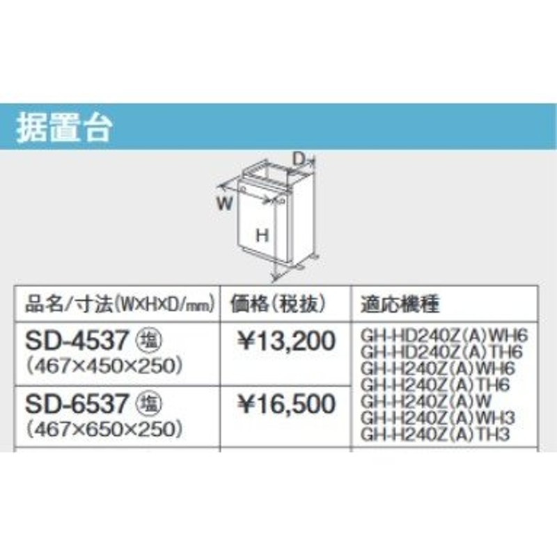 パーパス SD-4537 ガス給湯器 部材 設置用部材 設置台 塩害対策塗装品 [◎] LINEショッピング