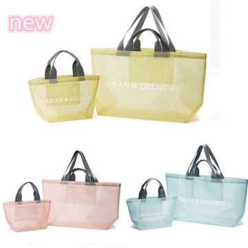 熱銷dean deluca網沙包夏 超大號防水旅行鏤空手提單肩手提沙灘包