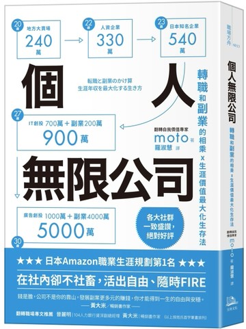 個人無限公司轉職和副業的相乘x生涯價值最大化生存法【熱銷三版】[二手書_良好]