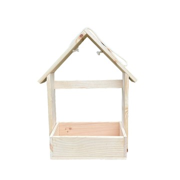 松木屋型花架 原木色