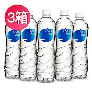 悅氏 light鹼性水(550mlx24瓶)3箱組