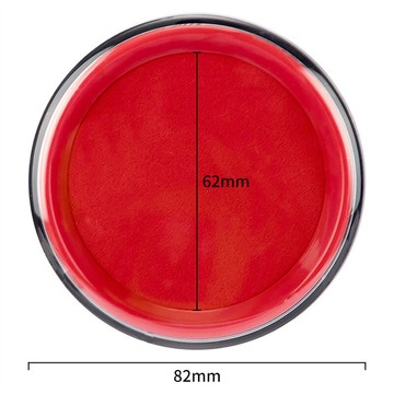 得力9863es印泥紅色印臺大號印泥盒快干圓形印油按手印小號原子印【遠宏-文教用品】【益三和】可開發票