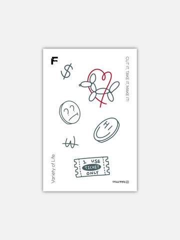Amusement park tattoo sticker