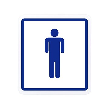 W.I.P 聯合 NO.605 標示牌 男化妝室【APP滿額下單10%點數(單一帳號最高5000點)】1/31止