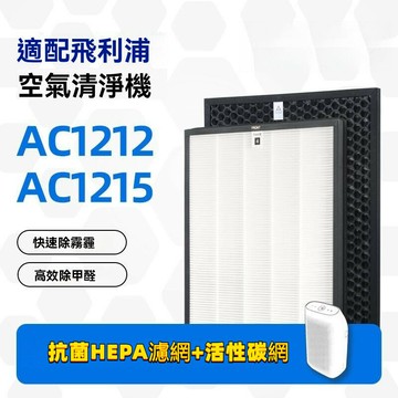 適用Philips 飛利浦 舒眠抗敏空氣清淨機AC1213 AC1212 AC1215 AC1216 AC1210濾網