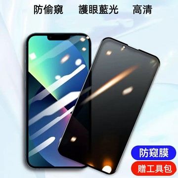 【無孔導音】無指紋印 防偷窺 抗藍光 保護貼 iPhone 15 14 13 12 11 pro max 8螢幕保護貼
