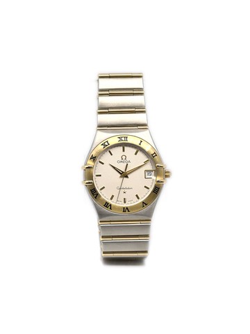 OMEGA - 2002 pre-owned Constellation 31mm - women - 18kt Yellow Gold/stainless steel - One Size