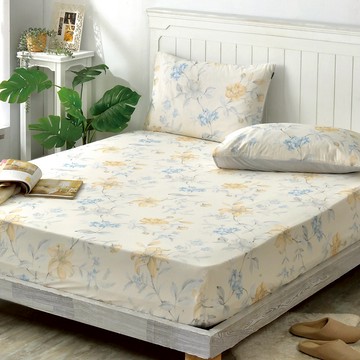 La Belle 超COOL超涼感 床包枕套組 單/雙/加 夏日橙花 涼感纖維 格蕾寢飾