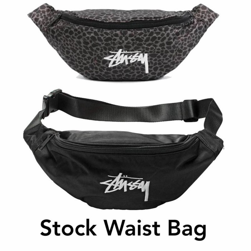 stussy ステューシー ウエストポーチ ウエストバック デニム風 ロゴ-