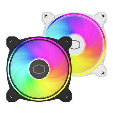 【享最高折300】Cooler Master 酷碼 MasterFan MF120 HALO2 12公分單風扇 黑色MFL-B2DN-21NP2-R2/白色MFL-B2DW-21NP2-R2