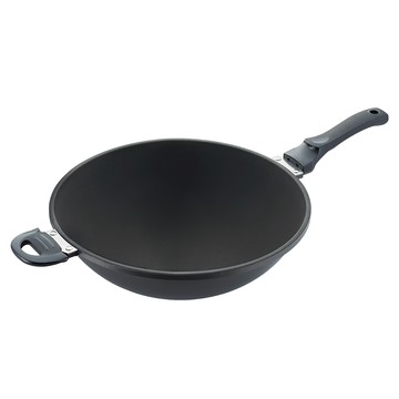 MiyAco 米雅可 遠紅外線陶瓷不沾炒鍋 單把無蓋 適用鐵鏟 SGS合格  36cm  1個