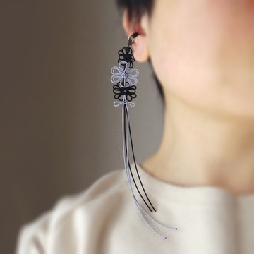 單邊耳骨夾 靜、花、慶