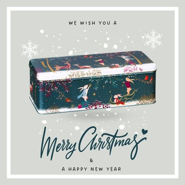 🚚快速出貨【英國糖果屋】🎄聖誕快樂🎄Sara Miller 聖誕林地故事深藏糖果茶葉禮盒 ( 英國糖迷你包8包入 英國茶10入 )
