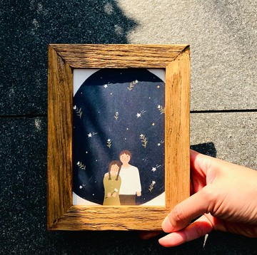 明信片-遇見你-是我一輩子的幸運