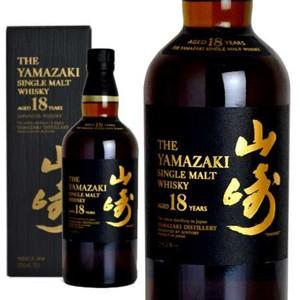 サントリー シングルモルトウイスキー 山崎 18年 43％ 700ml 箱入り 逆 
