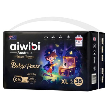 aiwibi 愛薇彼 安撫魔法褲型尿布  XL  38片