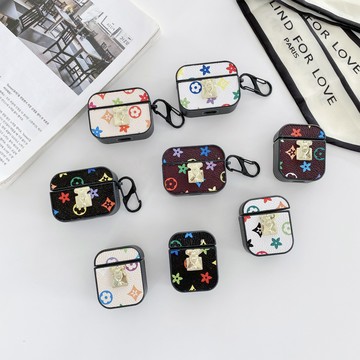 歐美適用Airpods4保護套蘋果藍牙耳機創意殼Airpodspro2老花潮牌【Snowbelle優選】