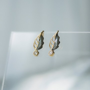 Monstera 蔓綠絨 * 植物系耳環