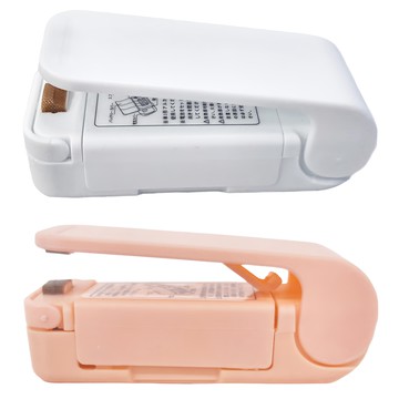 迷你封口機 100 x 40 x 40cm 45g 2個  白色 + 粉色  1組