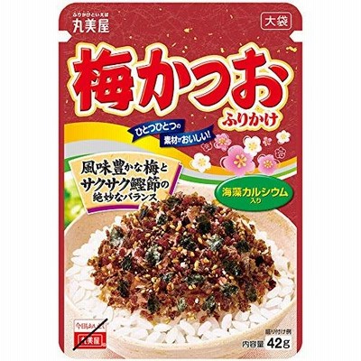 丸美屋食品工業 梅かつおふりかけ 大袋 42g×10個