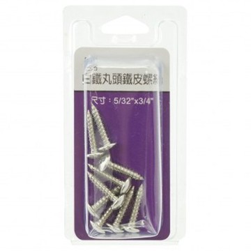 553 白鐵丸頭螺絲5/32x3/4"