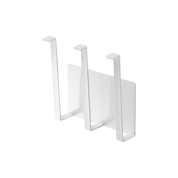 日本【YAMAZAKI】tower磁吸式瀝水杯架(白)