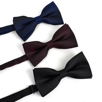 領結 緞面深色系素面NL199