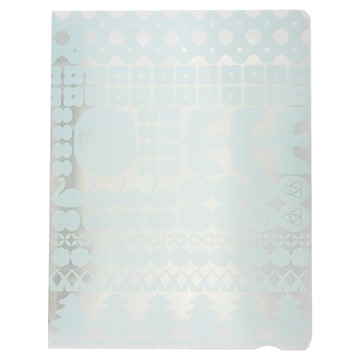 KING JIM HITOTOKI 大人貼紙收集活頁本 藍色  20頁  1本