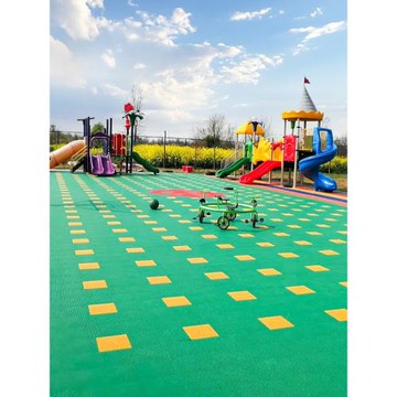 室外幼兒園懸浮地墊拼接戶外pvc防滑拼裝塑膠地面塑料地板拼塊