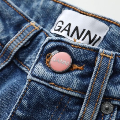 GANNI ガニー デニム Beksi F6439 6346 レディース ジーンズ コットン ...