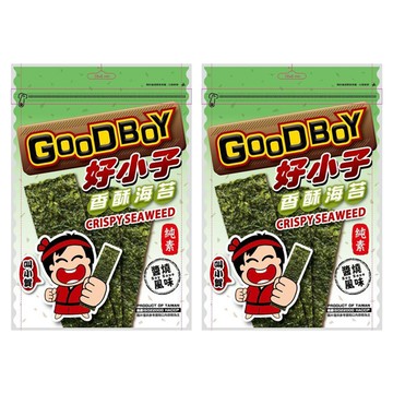好小子 香酥海苔片 醬燒風味  30g  2包
