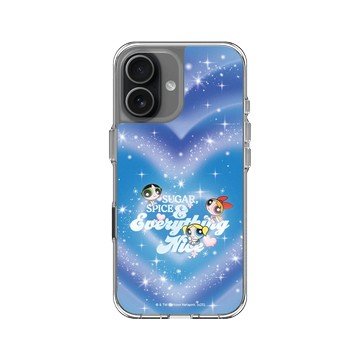 iPhone 17 Clear Case（相機按鈕） 透明 - The Powerpuff Girls 飛天小女警 - 藍色夢幻