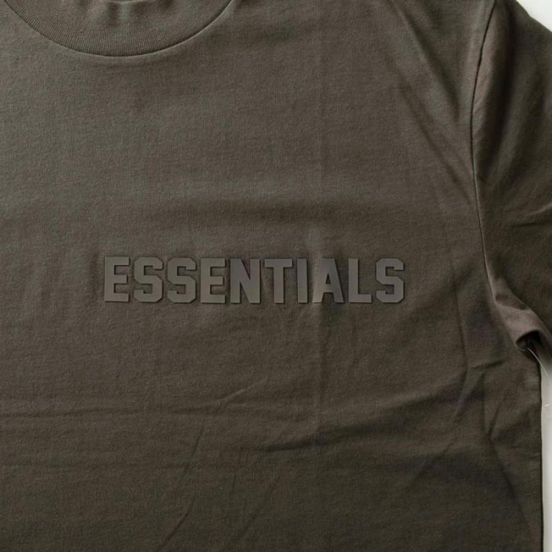 エッセンシャルズ ESSENTIALS メンズトップス 胸ロゴ 丸首Tシャツ 0125