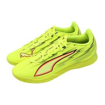 [ACS] Puma 足球鞋 Ultra 6 Play IT 男鞋 黃 黑 輕量 支撐 室內足球鞋 108983-01