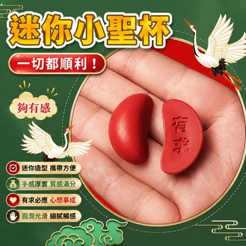 迷你聖杯🉑神明有保佑🈶隔日達 有求必應聖杯 有求必應 開運聖杯 迷你聖筊 迷你筊杯 閩南信杯 拜拜 擲杯 茭杯 迷你杯筊