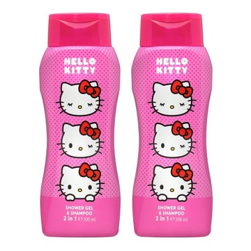 Hello Kitty 凱蒂貓2合1沐浴洗髮精500ml(2入)