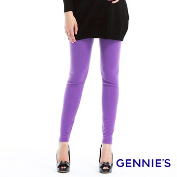 Gennies奇妮 舒適棉質可調內搭褲-紫(T4A09)