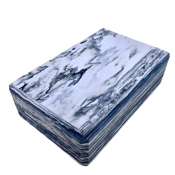 QMAT 瑜珈磚 直角 EVA材質  25 x 7.5 x 15cm  海岸藍  1個