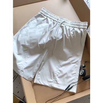【臺灣出貨】美式斜切速幹短褲男款 夏季戶外運動直筒衝鋒褲 cleanfit薄款五分褲