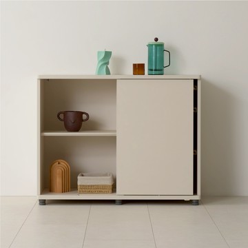 【iloom 怡倫家居】DOODLE 收納櫃 單色開合門片 收納櫃 玩具櫃 玩具收納 櫃子