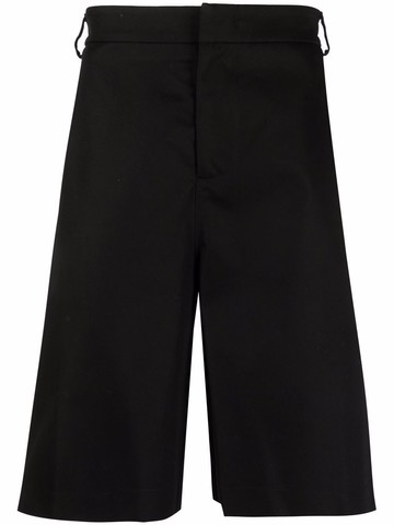 424 - knee-length tailored shorts - men - Cotton/Cotton - L - Black