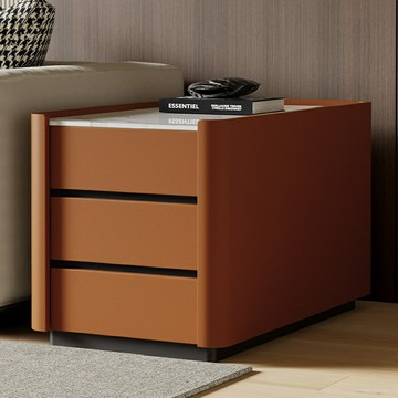 不銹鋼輕奢極簡大戶型客廳沙發側邊櫃簡約沙發邊幾櫃全實木角幾110YJ 公司貨 快速寄出