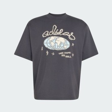 Adidas 愛迪達 Illust Gfx Tee KU9206 男 T恤 運動上衣 休閒短袖 碳黑 亞版 純棉